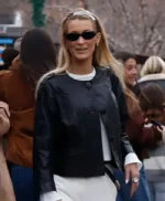 Bella Hadid Aspen Black Jacket