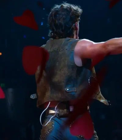 Benson Boone Brown Leather Vest