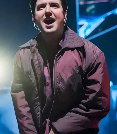 Berlin Concert Logan Henderson Maroon Jacket