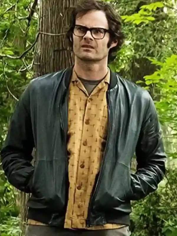 Bill Hader IT Chapter Two Richie Bomber Leather Jacket