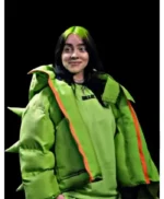 Billie Eilish Signature Green Puffer Jacket