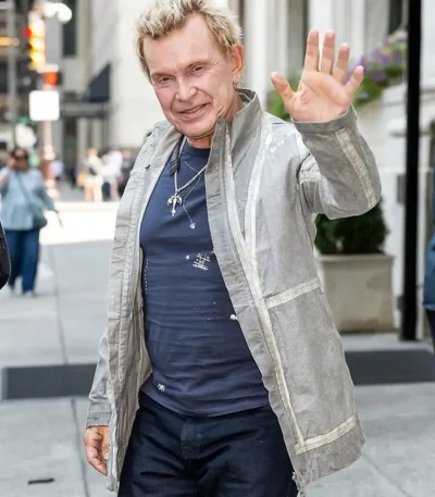 Billy Idol It’s A Nice Day To Tour Again Grey Jacket