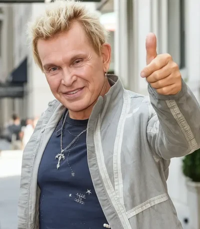 Billy Idol It’s A Nice Day To Tour Again Grey Jacket