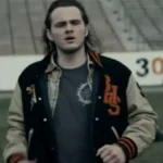 Billy Poe American Rust Snap-Tab Varsity Jacket