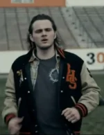 Billy Poe American Rust Snap-Tab Varsity Jacket
