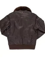 Billy USS Christmas Brown Bomber Jacket