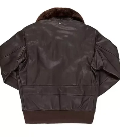 Billy USS Christmas Brown Bomber Jacket