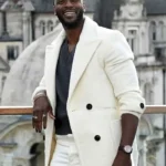 Black Adam Aldis Hodge White Trench Coat