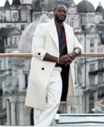 Black Adam Aldis Hodge White Trench Coat