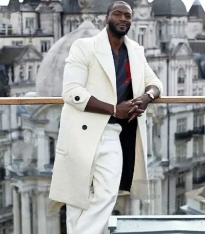 Black Adam Aldis Hodge White Trench Coat