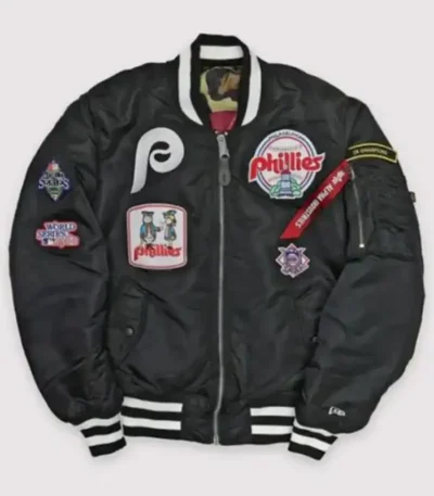 Black Philadelphia Phillies Jacket
