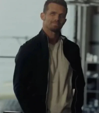 Blowback 2022 Cam Gigandet Bomber Black Jacket