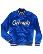 Bo Lang Orlando Magic Blue Satin Jacket
