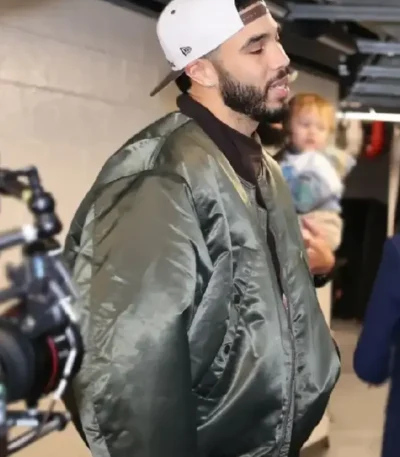 Celtics vs Bulls Jayson Tatum Bomber Jacket