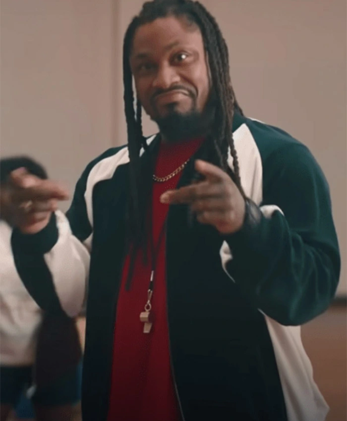 Bottoms 2023 Marshawn Lynch Bomber Jacket Bottoms 2023 Marshawn Lynch Bomber Jacket