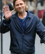 Brad Pitt World War Z Gerry Lane Blue Jacket