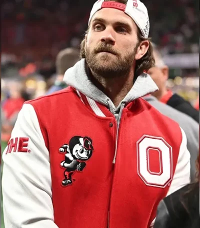 Bryce Harper Ohio State Varsity Jacket