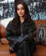Buddy Event Cristin Milioti Leather Jacket