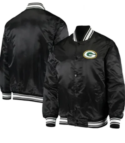 Black Green Bay Packers Jacket