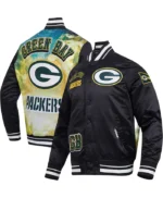 Black Green Bay Packers Jacket