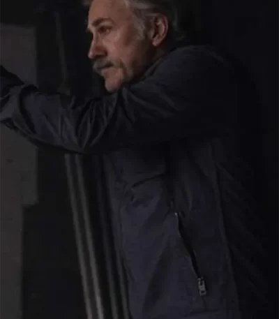 Christoph Waltz Old Guy Grey Cotton Jacket