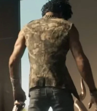 Dead Island 2 Jacob Camo Studded Vest