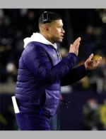 Marcus Freeman Notre Dame Puffer Jacket