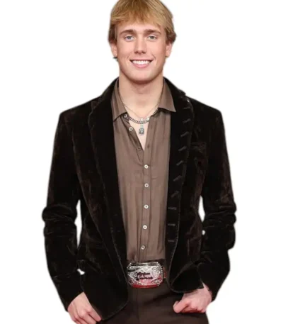 CMA Awards 2025 Hudson Westbrook Velvet Jacket