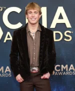 CMA Awards 2025 Hudson Westbrook Velvet Jacket