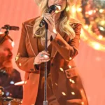 CMA Awards 2025 Miranda Lambert Suede Blazer