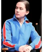 Cailee Spaeny Blue Track Jacket