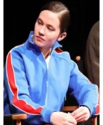 Cailee Spaeny Blue Track Jacket