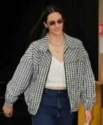 Caitlin Clark Checked Chambray Jacket