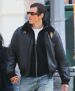 Callum Turner NYC Shearling Leather Jacket