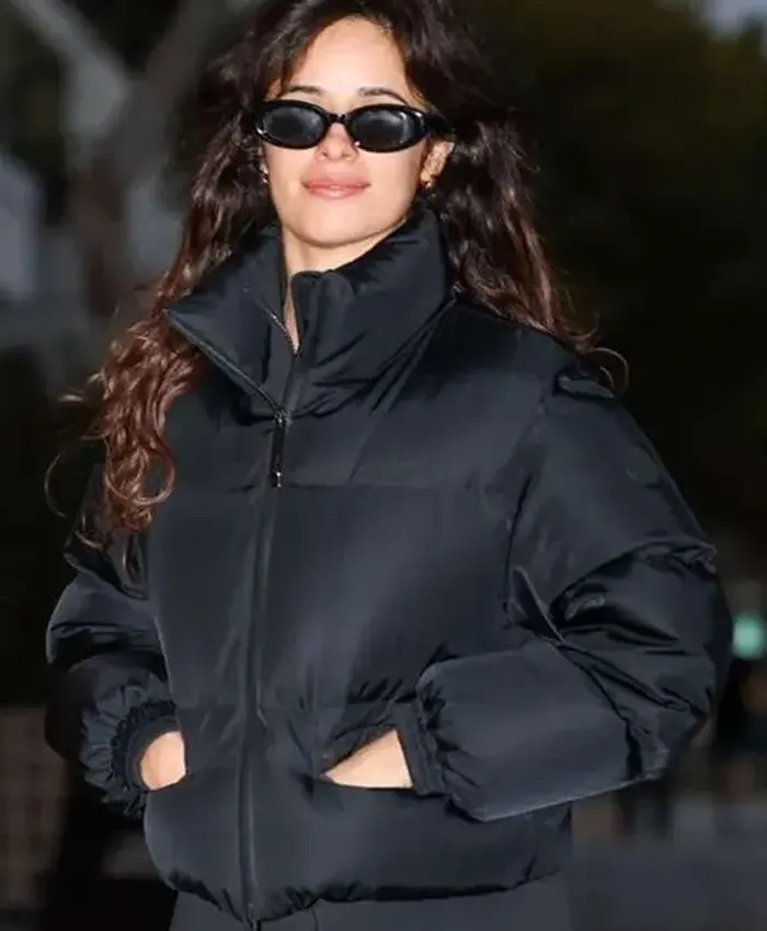 Camila Cabello Black Puffer Jacket Camila Cabello Black Puffer Jacket