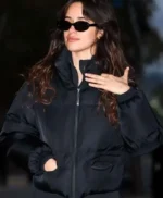Camila Cabello Black Puffer Jacket