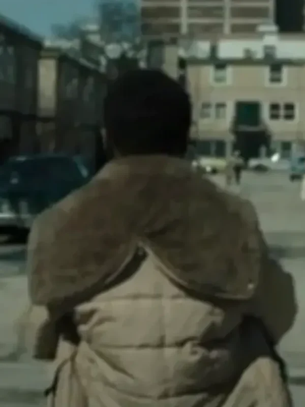 Candyman Billy Shearling Fur Collar Puffer Jacket