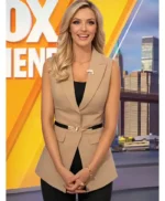 Carley Shimkus Fox and Friends Brown Vest
