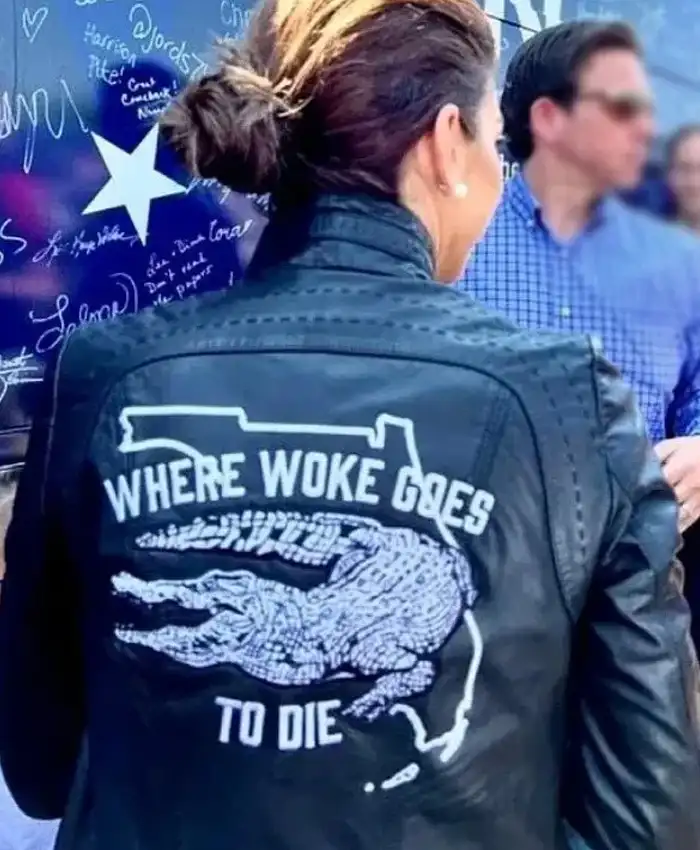 Casey Desantis Where Woke Goes to Die Jacket Casey Desantis Where Woke Goes to Die Jacket