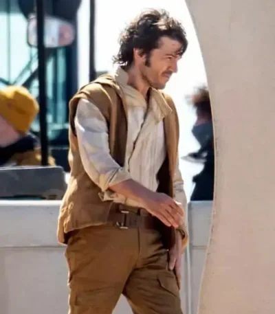 Cassian Andor Star Wars Andor Brown Hooded Vest