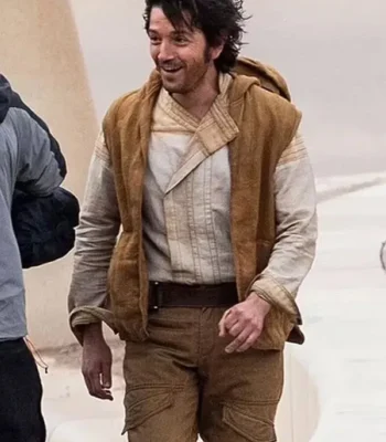 Cassian Andor Star Wars Andor Brown Hooded Vest