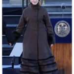 Ceremonial Inauguration Rama Duwaji Brown Coat