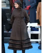 Ceremonial Inauguration Rama Duwaji Brown Coat
