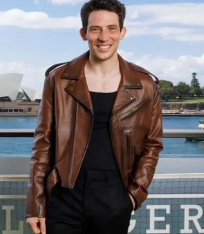 Challengers Josh O’Connor Brown Leather Jacket