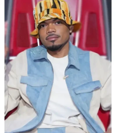 Chance The Rapper Color-Block Denim Jacket