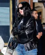 Charli XCX Black Leather Jacket