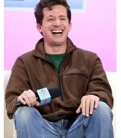 Charlie Puth Brown Jacket