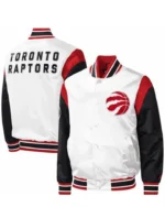 Chelsea Toronto Raptors Full-Snap Satin Jacket