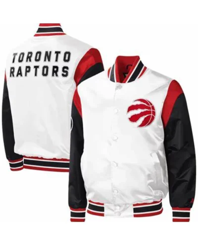 Chelsea Toronto Raptors Full-Snap Satin Jacket