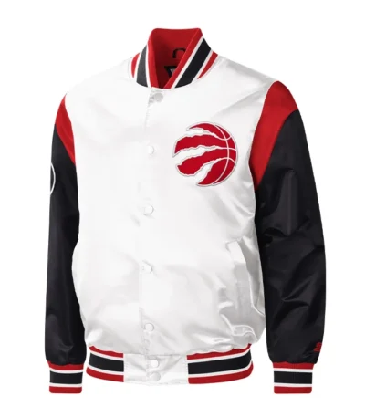 Chelsea Toronto Raptors Full-Snap Satin Jacket